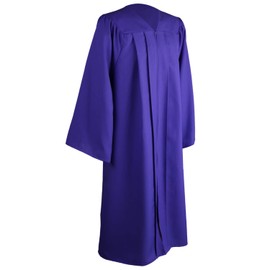 OSBO GradSeason Unisex Matte Robes for Graduation Gown, Choir Robes, Pulpit Robe and Pastor, Purple, 51 Plus