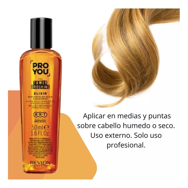 Revlon Tratamiento Alisado Tamer Oroshine Elixir Proyou Revlon 50ml