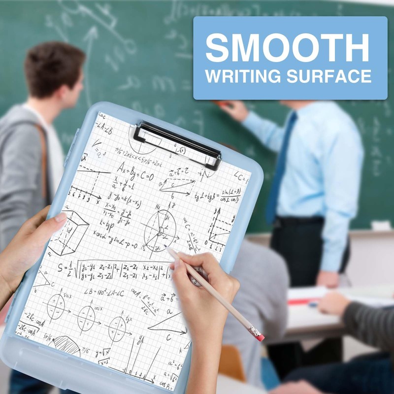Sooez Clipboards with Storage, High Capacity Clip Boards 8.5x11 with