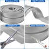 MYFAMIREA Garage Door Bottom Seals Rubber 20FT Weather Stripping Weatherproof
