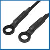 A ABSOPRO Pair Rear Tailgate Cables Lift Gate Support Straps