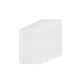 D Ring Binder Accessories Die Cut Folder Pockets Divider Ruler Tab (Divider, A7)