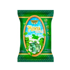 Sanniti Italian Hard Candy Caramelle | Gluten Free, No Preservatives | Product of Italy, 5.29 oz Bag (150 Grams, Menta)