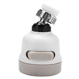 Grifo de Cocina Móvil, Anti Salpicaduras Grifo Rotativo 360° Adaptador Giratorio de Boquilla de Rociado de Agua para Uso Doméstico en Interiores