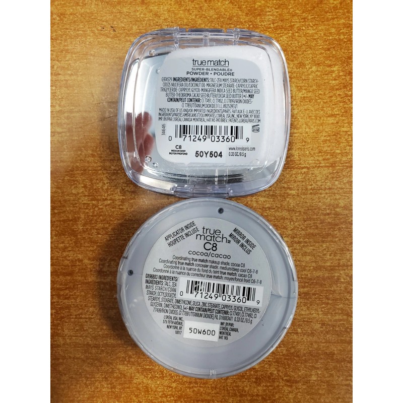 L'Oréal 2 Pk: L'Oréal True Match Super Blendable Powder *C8