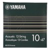 YAMAHA SA10-12 Akustik-Gitarrensaiten – 12-String Light (010-047), 80/20 Bronze