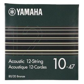 YAMAHA SA10-12 Akustik-Gitarrensaiten – 12-String Light (010-047), 80/20 Bronze