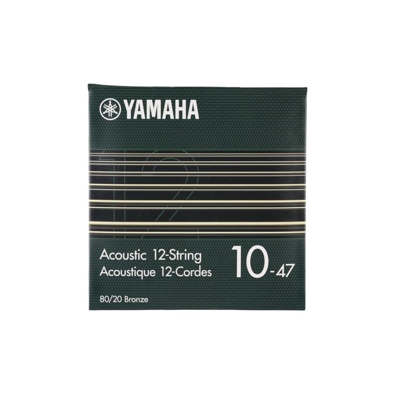YAMAHA SA10-12 Akustik-Gitarrensaiten – 12-String Light (010-047), 80/20 Bronze