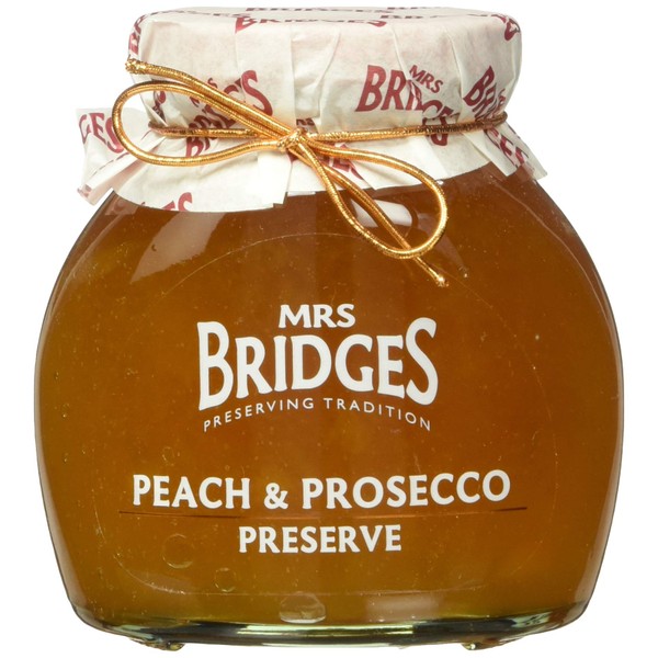 Mrs Bridges Peach and Prosecco Preserve, 12-Ounce (Pack of 3)