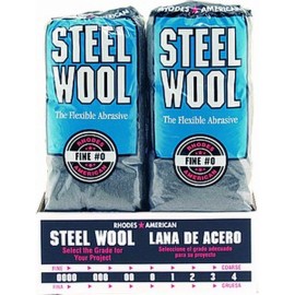 FixtureDisplays Rhodes American 106603-06 Grade 0 Steel Wool 16 Pad Poly Sleeve