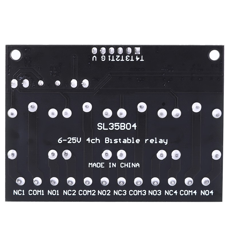 SL35B04 12V 4 Channel Relay Module Bistable Self Locking Relay