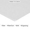 Rebower ABS Plastic Sheet 12 x 8 Inch,Flexible Plastic Sheets