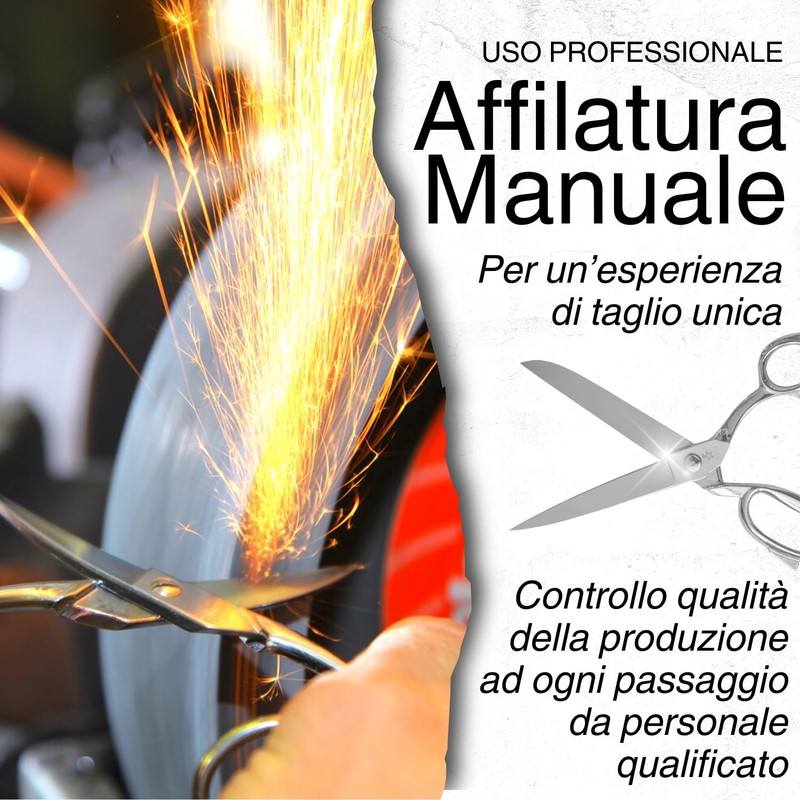 Gifaz Tailor's Scissors Fully Nickel-Plated Made in Italy