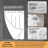 River Dream Snap in Fabric Shower Curtain Liner Replacement -