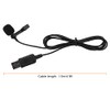 Bewinner Micrófono Lavalier USB, Micrófono de Computadora Omnidireccional con Clip
