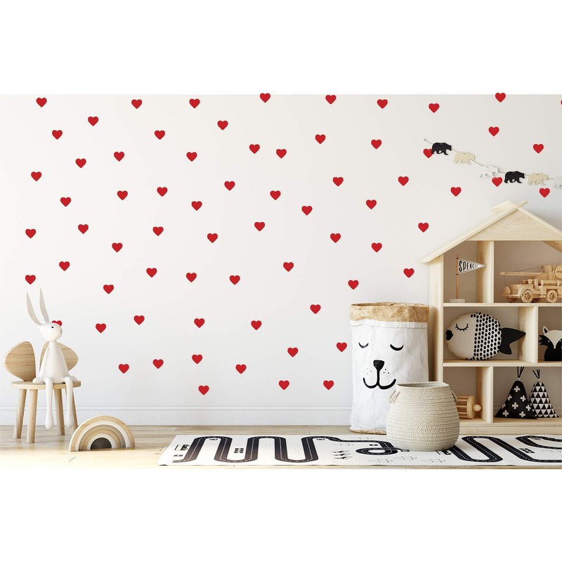StickerDeen | Heart Shape Decoration Removable Wall Art Vinyl Decal