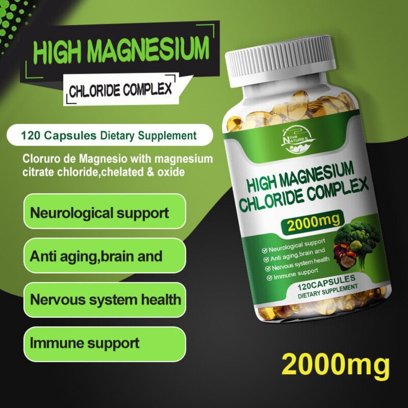 Magnesium Glycinate 4-in-1 Complex 2000mg - High Strength Magnesium Supplements