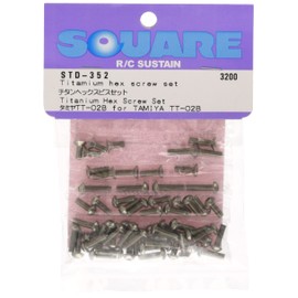 Titanium Hex Screw Set for Tamiya TT-02B STD-352