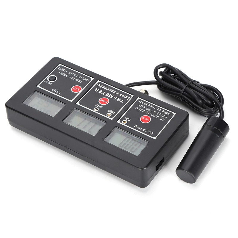 PH‑218 7 in 1 Water Quality Tester PH/TEMP/EC/CF/TDS/OPR/RH Water Meter