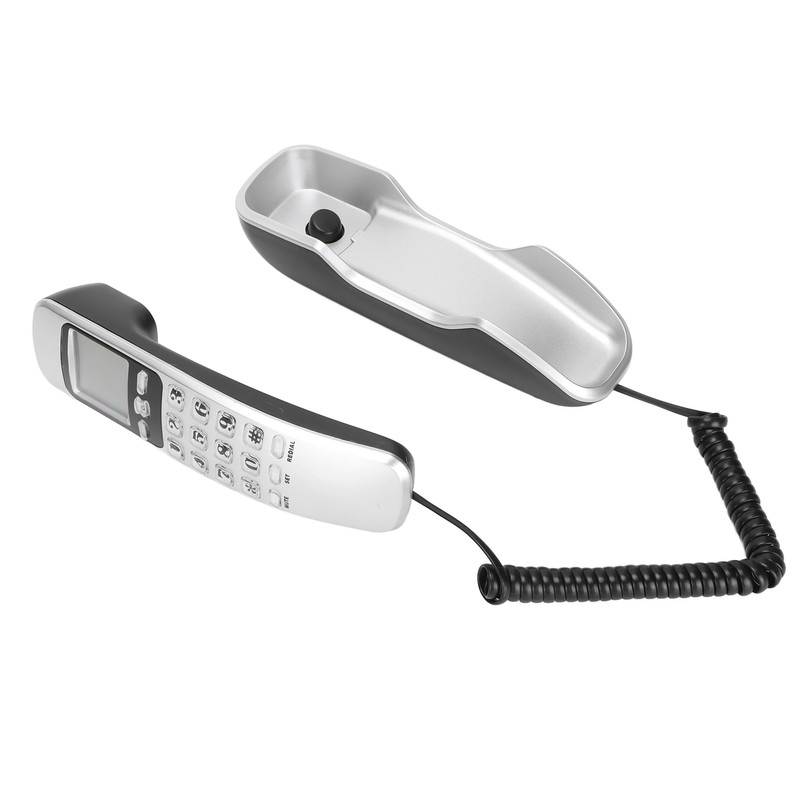 KXT888CID Mini Wall Telephone Hotel Wired Desktop Wall Phone for