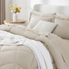 CozyLux King Comforter Set with Sheets 7 Pieces Bed in