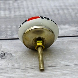 ARTISNO Ceramic Knobs Kitchen Cabinet Drawer Knobs Hardware Knobs Handmade Knobs Cabinet Knobs Ceramic Door Knobs. Set of 10 (Multi_107)