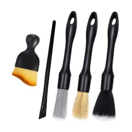 5 pcs Car Detailing Brush Set Car Interior Cleaning Soft Brush Cleaning Brushes with Soft Bristles Brush Interior Dust Removal Brushes Tool