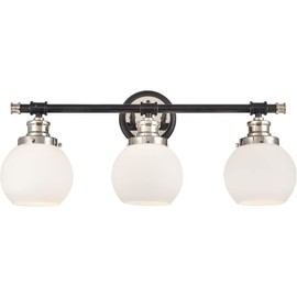 Innovations Lighting 340-3W-BPN-G3401-6-LED Saybrook Bathroom Vanity Light Black Polished Nickel