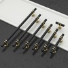 Amerdeco 10 Pack Matte Black and Gold Cabinet Pulls 5