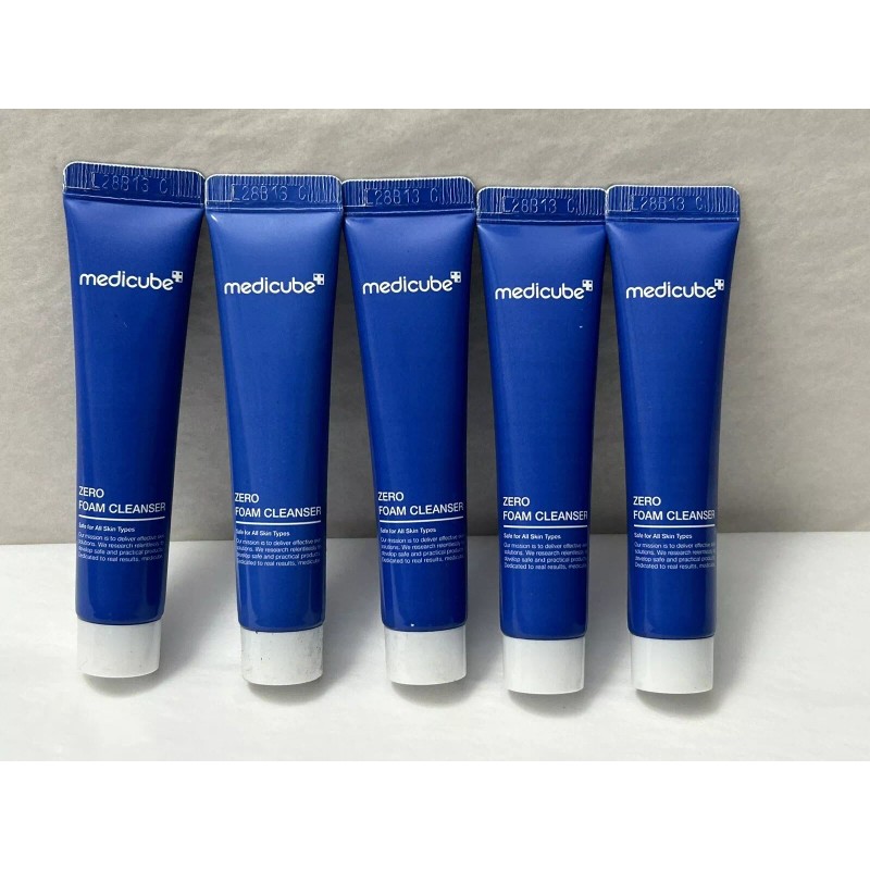 MEDICUBE Zero Foam Cleanser 5-Pack 15 ml Each Tube (S6)