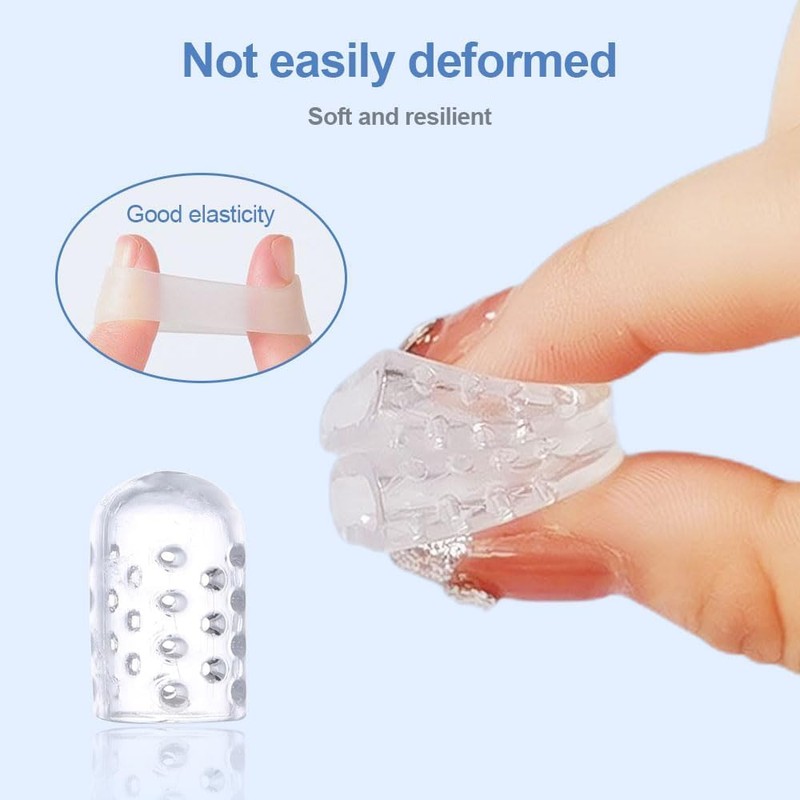 30 Pcs Protectores de Dedos de los Pies, Tapas de