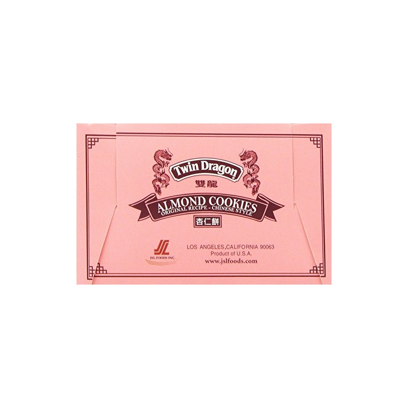 Twin Dragon Almond Cookies 15 Oz.