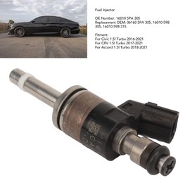 Acouto 4pcs Fuel Injector 16010 5PA 305 for Civic 1.5l Turbo, for Civic 1.5l Turbo 2016-2021, for CRV 1.5l Turbo 2017-2021, for 1.5l Turbo 2018-2021