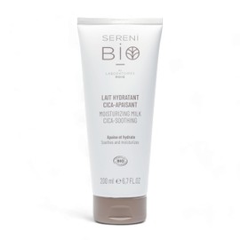 Sérénibio Hydratierende Milch Centella Asiatica - Zertifiziert Bio Vegan und Fair - Beruhigt und Hydratisiert - Feuchtigkeitsspendende Milch für Gesicht und Körper für Ultra-empfindliche Haut - 200ml