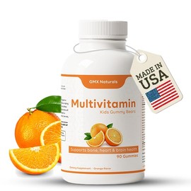 GMX Naturals Kids Multivitamin Gummies - 90 Count - Daily Multivitamin Gummies & Chewables for Kids - Immune & Growth Support
