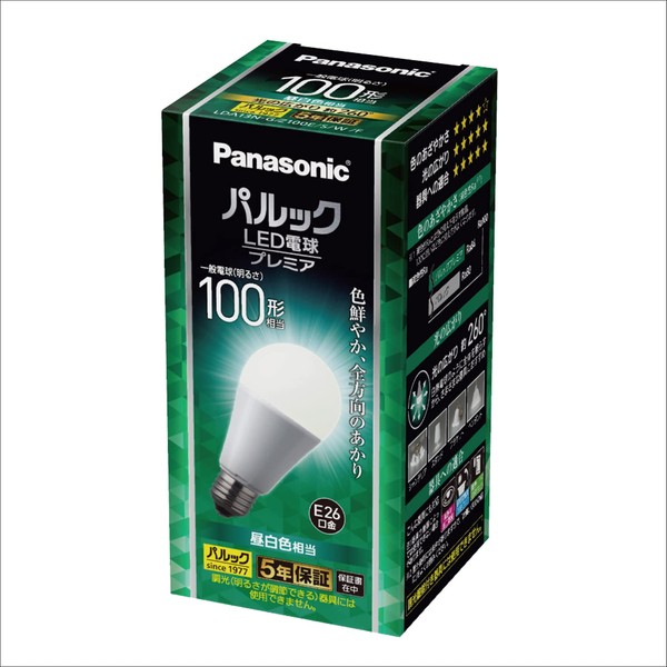 Panasonic LDA13NGZ100ESWF LED Bulb, Premier E26 Base, Equivalent to 100