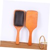 DECHOUS Portable Wooden Massage Comb for Scalp Care Mini Hairdressing