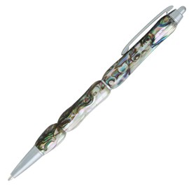 Penn State Industries PKGVCLSC Groove Click Ballpoint Pen Kit Woodturning Project (1, Satin Chrome)