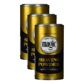 3 Polvos Para Depilar Magic Oro Shaving Powder