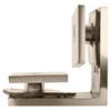 C.R. LAURENCE SGC90BN CRL Brushed Nickel Square 90 Degree Glass-to-Glass