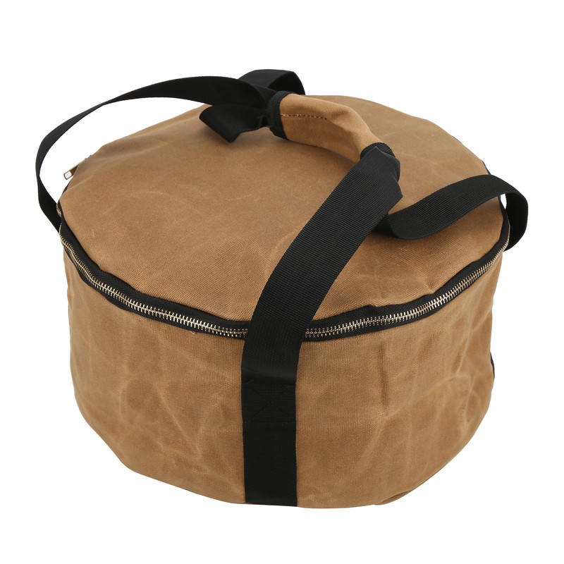 Camping Pot Storage Bag Travel Portable Dustproof Cast Iron Pan