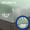 Cathay Home Full Flannel-Plush Fur Fitted Sheet - Ultra Soft