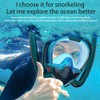 Snorkeling Mask Double Tube Silicone Full Drying Diving Mask Adults