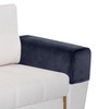 Niuoppy 2Pcs Velour Armchair Covers Protector Slipcovers, Chair Arm Cover