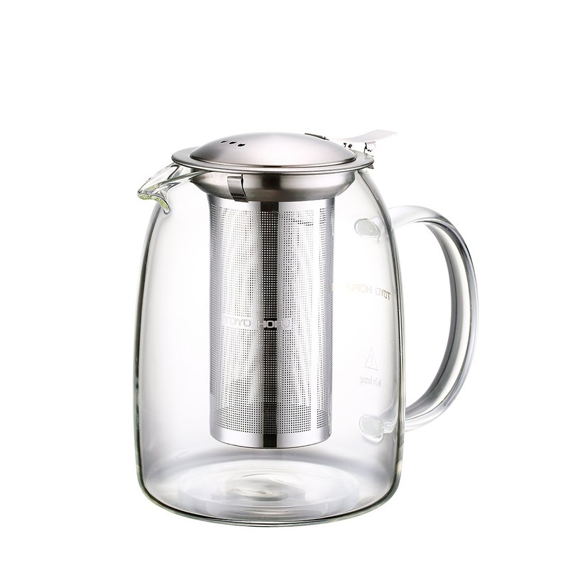 Glass Teapot with infuser, Tea Infusers for Loose Tea, Small