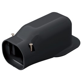 Inaba Denko LDW-90-K Plumbing Cosmetic Cover, Wall Corner, Wall Removal, Black