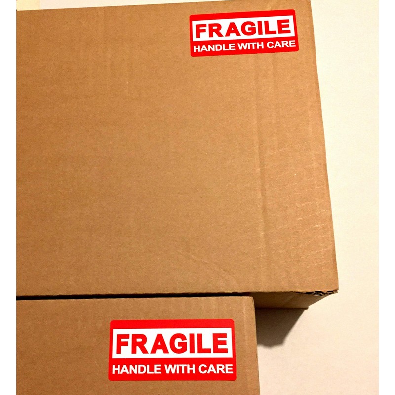 BT-Label 650 Warning Labels Fragile Stickers 78 x 36 mm