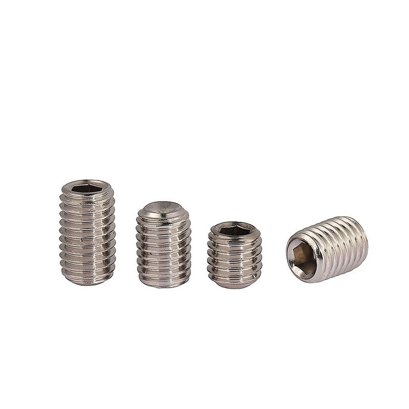 BOZONLI Stainless Steel Grub Screws, Hexagon Socket Screws, Headless Screws,