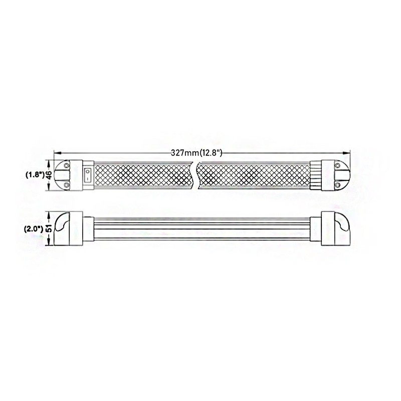 Lightronic LED Room Light for Vehicle Interior Lighting Cargo Light