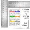 2026 Monthly Calendar Badge Card Vertical (1 Card)